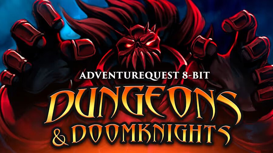 AdventureQuest 8-Bit: Dungeons & DoomKnights key art