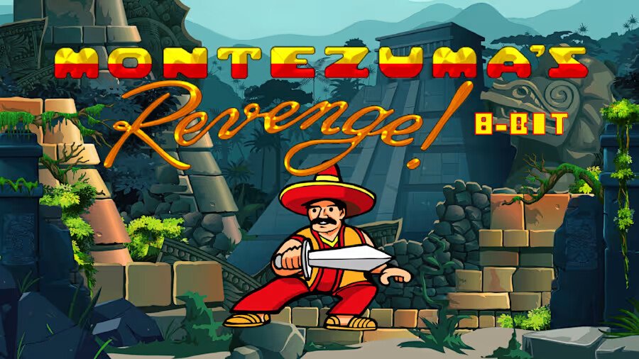 Montezuma's Revenge: 8-Bit Edition key art